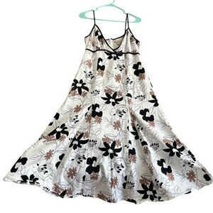 Jonathan Martin Women’s size 12 Babydoll Empire Waist Dress Floral Vintage‎ Y2K